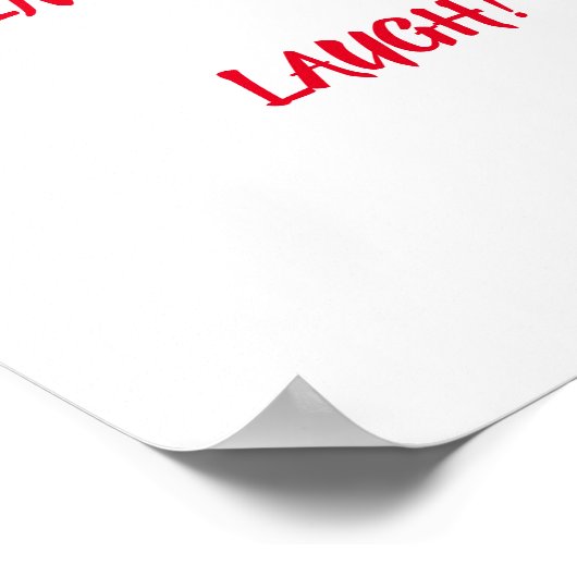 MANGER! PROFITEZ ! RIRE ! AMOUR ! Affiche de devis (Coin)