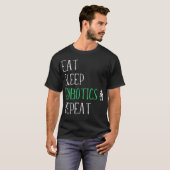 Manger Sleep Robotics Répéter Tshirt Robot Maker A (Devant entier)