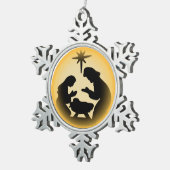 Manger Snowflake Ornament (Rechts)