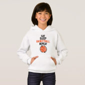 manger sommeil basketball sport Sweat - shirt à ca (Devant entier)