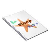 Manger Sommeil Plage - Cahier (Côté Droit)