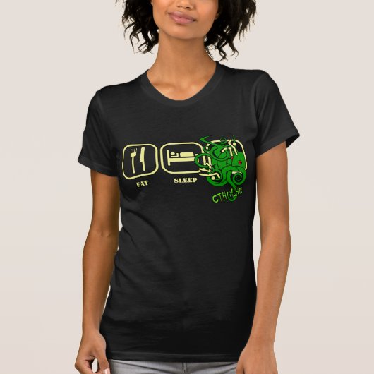 Manger - Sommeil - T-shirt Cthulhu (Devant)