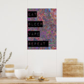 Manger Vape de veille Répéter les affiches (Cuisine)