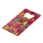 Mangeurs d'abeilles et pavots sur orange (Devant Angle)