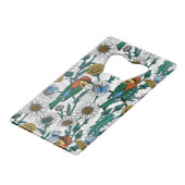 Mangeurs d'abeilles, papillons bleus et marguerite (Devant Angle)