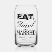 Mangez boire et être marié mariage soda peut lunet (Recto)