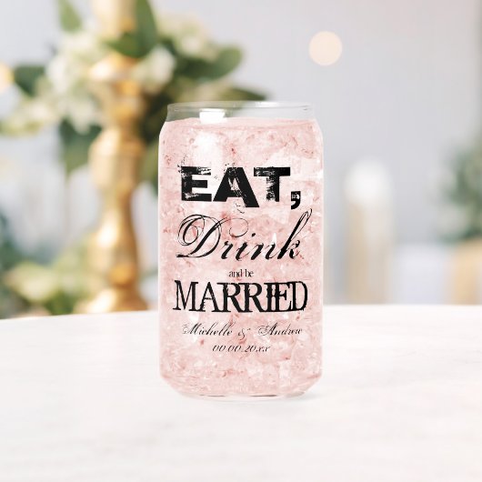 Mangez boire et être marié mariage soda peut lunet (Insitu (Mariage))