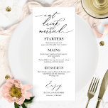 Mangez Boire et être marié Menu pour Assiette<br><div class="desc">Une carte de menu mariage calligraphie simple et chic. Je propose un service de personnalisation gratuit,  si vous avez des questions ou des demandes spéciales,  s'il vous plaît n'hésitez pas à me contacter.</div>