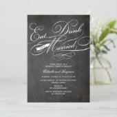 Mangez Boire Et Soyez Marié Invitation (Debout devant)