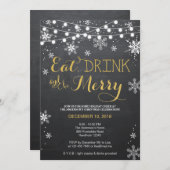 Mangez Boire & Soyez Joyeux Invitation / Invitatio (Devant / Derrière)