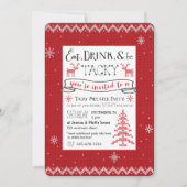 Mangez, boisson et soyez invitation de mauvais (Devant)