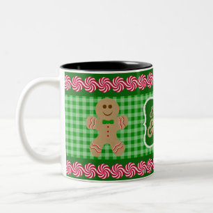 Mangez, boisson et soyez joyeuse tasse verte de
