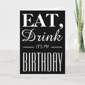 Mangez, buvez C'est mon invitation d'anniversaire (Devant)