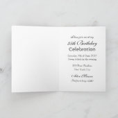 Mangez, buvez C'est mon invitation d'anniversaire (Intérieur)