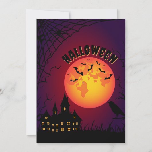 Mangez, buvez et soyez effrayant Invitation Hallow (Devant)