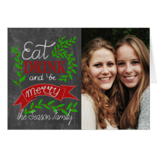 Mangez, buvez et soyez Joyeux Cartes photos