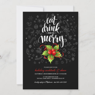 Mangez, Buvez et soyez Joyeux Invitation