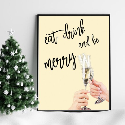 Mangez, buvez et soyez joyeux Poster