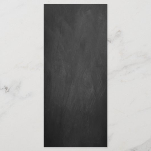 Mangez, buvez et soyez marié Chalkboard Menus Mari (Dos)