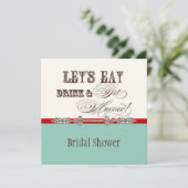 Mangez, buvez et soyez marié(e) Invitation à une d (Debout devant)