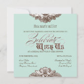 Mangez, buvez et soyez marié(e) Invitation à une d (Dos)