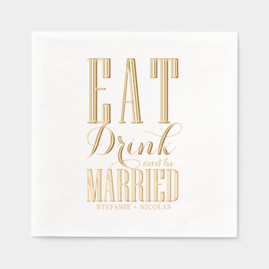 Mangez, buvez et soyez marié Mariage (Recto)