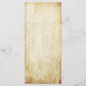 Mangez, buvez et soyez marié Menus de mariage vint (Dos)