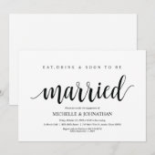 Mangez, buvez, mariés, invitations du Parti de l'E (Devant / Derrière)