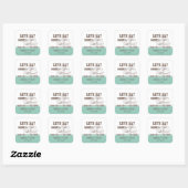 Mangez, buvez n Obtenez Marié Matching Stickers ou (Feuille)