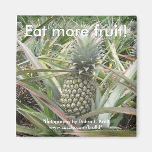 Mangez de plus de fruit ! Aimant d'ananas