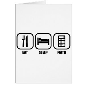 MANGEZ, DORMEZ, DES MATHS