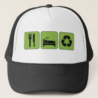 Mangez, dormez, réutilisez le casquette