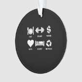 Mangez en train Loisirs Dormir Répéter Gymnase Mot (devant)