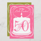 Mangez invitation d'anniversaire de margaritas de (Devant / Derrière)