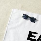 Mangez la serviette de plage drôle de lunettes de (En situation)