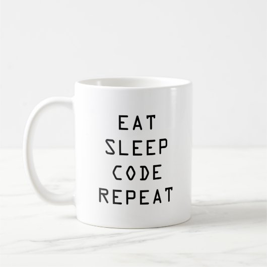 MANGEZ la tasse de café de CODE de SOMMEIL pour le (Gauche)