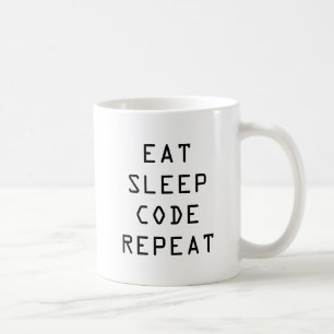 MANGEZ la tasse de café de CODE de SOMMEIL pour le