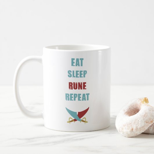 Mangez la tasse de café de Runescape de sommeil (Avec donut)
