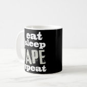 Mangez la tasse de café drôle de Vaper de (Devant gauche)
