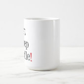 Mangez la tasse de caniche de sommeil (Centre)