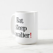 Mangez la tasse de cavalier de sommeil (Devant gauche)
