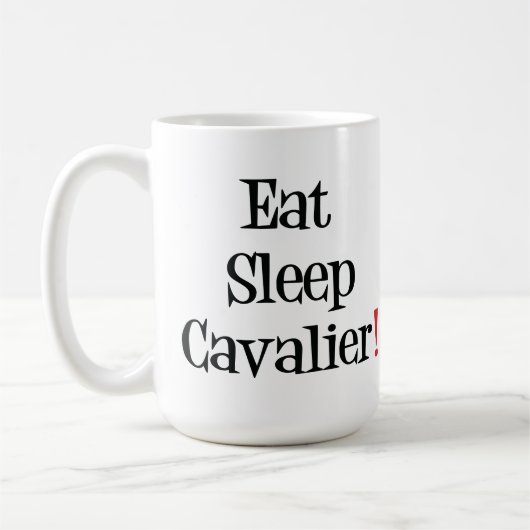 Mangez la tasse de cavalier de sommeil (Gauche)