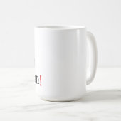 Mangez la tasse de dobermann de sommeil (Devant droit)
