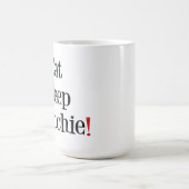 Mangez la tasse de Frenchie de sommeil (Centre)