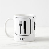 Mangez la tasse de pêche de sommeil (Gauche)