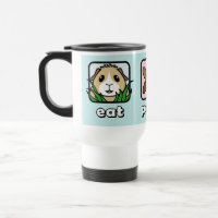 Mangez la tasse de voyage de cobaye de sommeil de