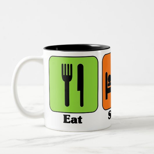 Mangez la tasse du football de sommeil (Gauche)