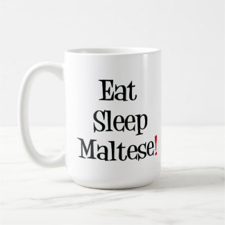 Mangez la tasse maltaise de sommeil