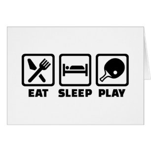 Mangez le ping-pong de jeu de sommeil