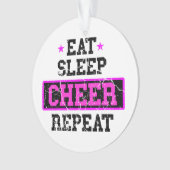 Mangez le sommeil Cheer Répéter l'ornement photo P (devant)